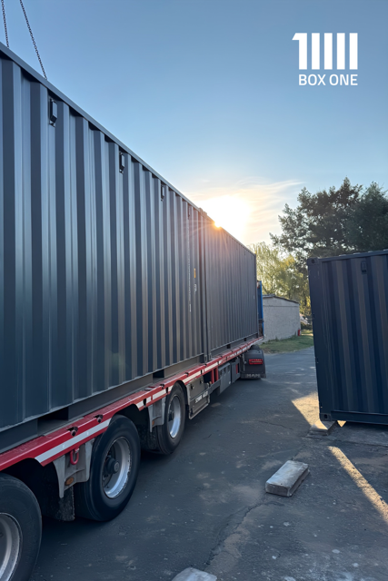 Überseecontainer von BOX ONE